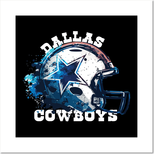 Cowboys Helmet Wall Art by vectrus